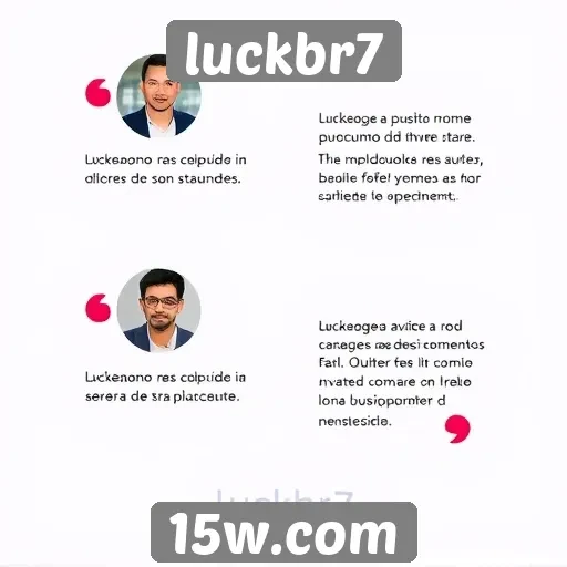 Depoimentos de jogadores sobre a experiência no Luckbr7